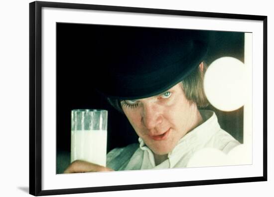 A Clockwork Orange, Malcolm Mcdowell, 1971-null-Framed Photo