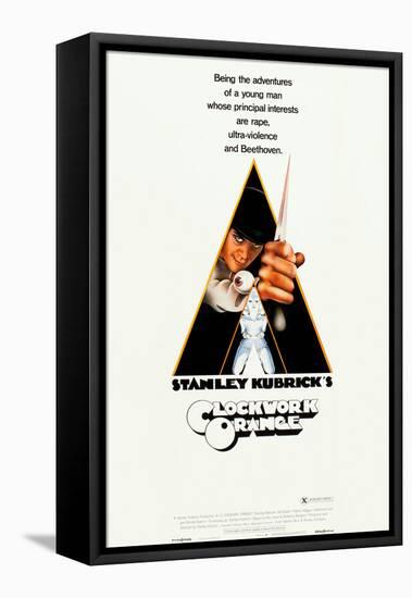 A Clockwork Orange, Malcolm McDowell, 1971-null-Framed Stretched Canvas