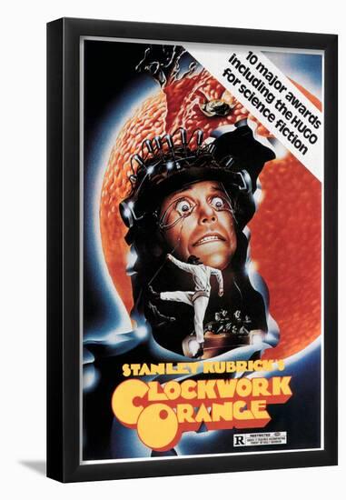 A Clockwork Orange, Malcolm McDowell, 1971-null-Framed Poster