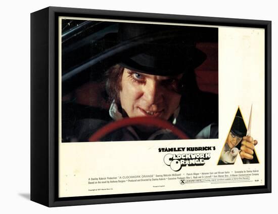 A Clockwork Orange, Malcolm Mcdowell, 1971-null-Framed Stretched Canvas