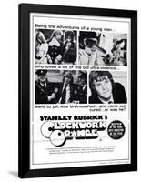 A Clockwork Orange, Malcolm Mcdowell, 1971-null-Framed Poster