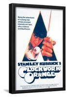 A Clockwork Orange, Malcolm Mcdowell, 1971-null-Framed Poster