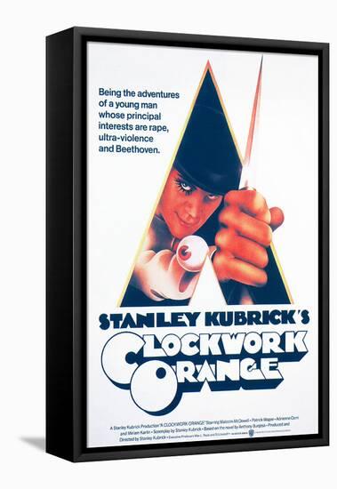 A Clockwork Orange, Malcolm Mcdowell, 1971-null-Framed Stretched Canvas