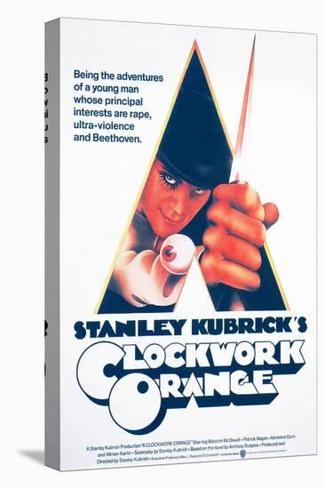 A Clockwork Orange, Malcolm Mcdowell, 1971-null-Stretched Canvas