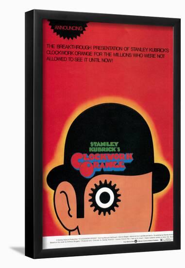 A Clockwork Orange, Poster, 1971-null-Framed Poster