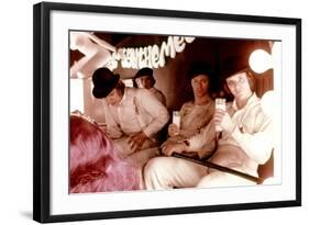 A Clockwork Orange, Warren Clarke, James Marcus, Malcolm Mcdowell, 1971-null-Framed Photo