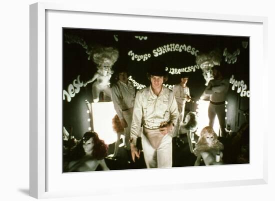 A Clockwork Orange, Warren Clarke, Malcolm Mcdowell, James Marcus, 1971-null-Framed Photo