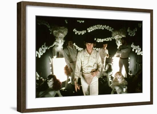 A Clockwork Orange, Warren Clarke, Malcolm Mcdowell, James Marcus, 1971-null-Framed Photo