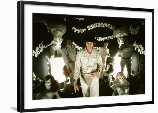 A Clockwork Orange, Warren Clarke, Malcolm Mcdowell, James Marcus, 1971-null-Framed Photo