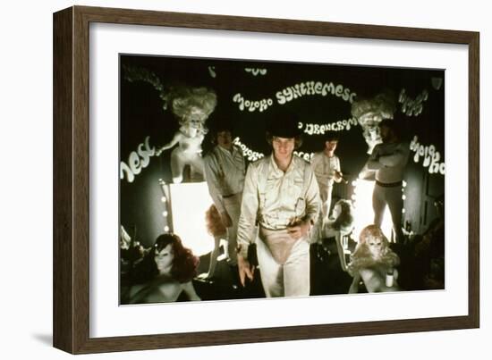 A Clockwork Orange, Warren Clarke, Malcolm Mcdowell, James Marcus, 1971-null-Framed Photo