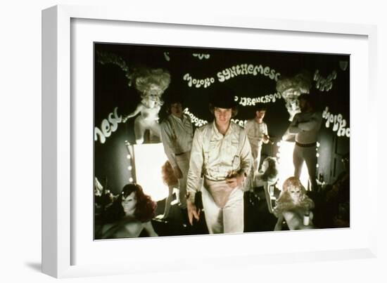 A Clockwork Orange, Warren Clarke, Malcolm Mcdowell, James Marcus, 1971-null-Framed Photo