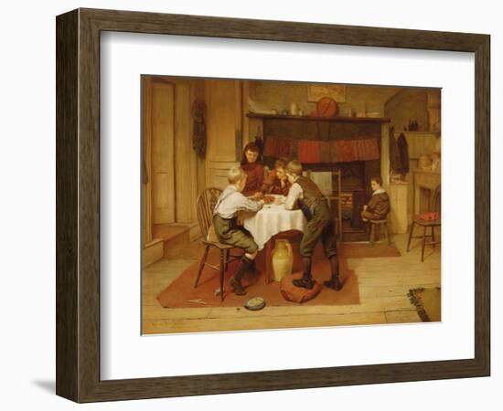 A Close Game, 1894-Harry Brooker-Framed Giclee Print