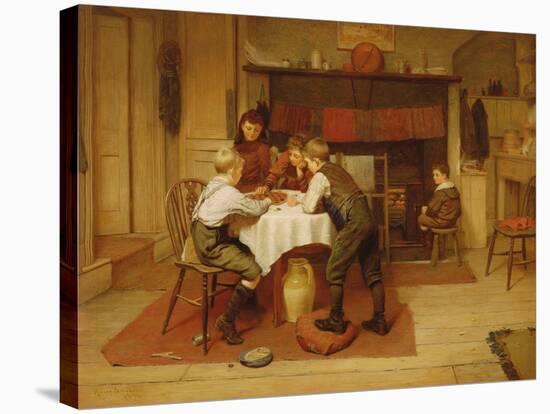 A Close Game, 1894-Harry Brooker-Stretched Canvas