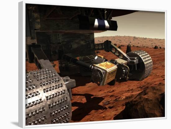 A Close-Up View of the Arm on Nasa's Mars 2003 Rover-Stocktrek Images-Framed Photographic Print