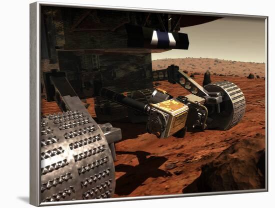 A Close-Up View of the Arm on Nasa's Mars 2003 Rover-Stocktrek Images-Framed Photographic Print