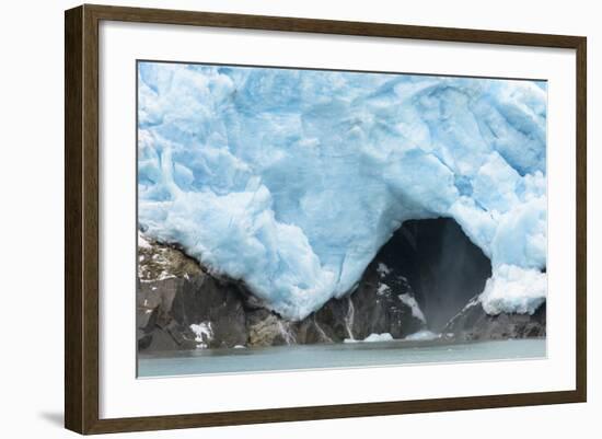 A Close Up View of the Terminus of a Resurrection Bay Glacier-Sheila Haddad-Framed Photographic Print