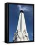 A Closed Up View of Astronomers Monument at Griffith Observatory, Los Angeles, California, Usa-Bruce Yuanyue Bi-Framed Stretched Canvas