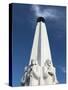 A Closed Up View of Astronomers Monument at Griffith Observatory, Los Angeles, California, Usa-Bruce Yuanyue Bi-Stretched Canvas