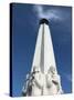 A Closed Up View of Astronomers Monument at Griffith Observatory, Los Angeles, California, Usa-Bruce Yuanyue Bi-Stretched Canvas