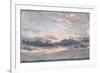 A Cloud Study, Sunset, C.1821 (Oil on Paper on Millboard)-John Constable-Framed Giclee Print