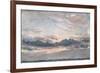 A Cloud Study, Sunset, C.1821 (Oil on Paper on Millboard)-John Constable-Framed Giclee Print