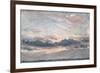 A Cloud Study, Sunset, C.1821 (Oil on Paper on Millboard)-John Constable-Framed Premium Giclee Print