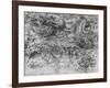 'A Cloudburst', c1480 (1945)-Leonardo Da Vinci-Framed Giclee Print