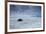 A cloudy but dramatic sunset on Itamambuca beach, Sao Paulo, Brazil.-Alex Saberi-Framed Photographic Print