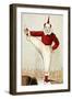 A Clown Standing On One Leg-null-Framed Giclee Print