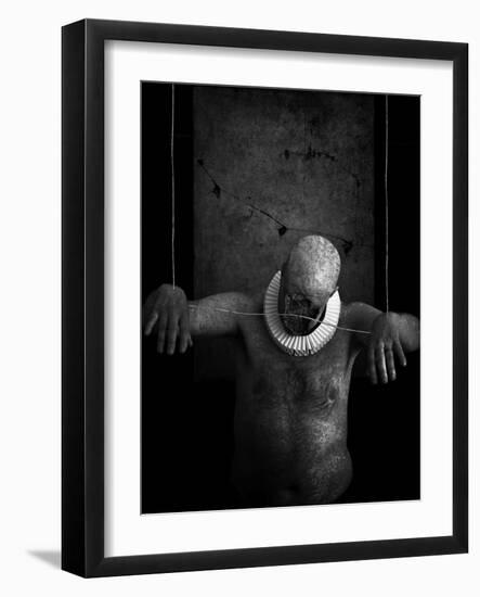 A Clowns Death (Serie)-Johan Lilja-Framed Photographic Print