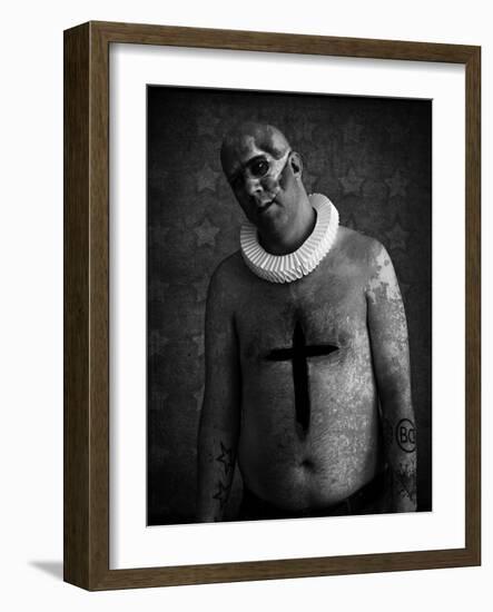 A Clowns Death (Serie)-Johan Lilja-Framed Photographic Print