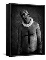 A Clowns Death (Serie)-Johan Lilja-Framed Stretched Canvas