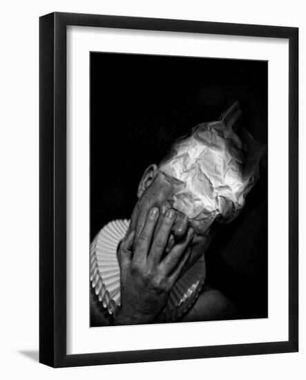 A Clowns Death (Serie)-Johan Lilja-Framed Photographic Print