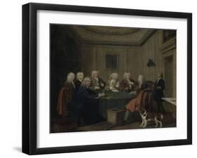 A Club of Gentlemen, C.1730-Joseph Highmore-Framed Giclee Print