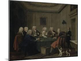 A Club of Gentlemen, C.1730-Joseph Highmore-Mounted Giclee Print