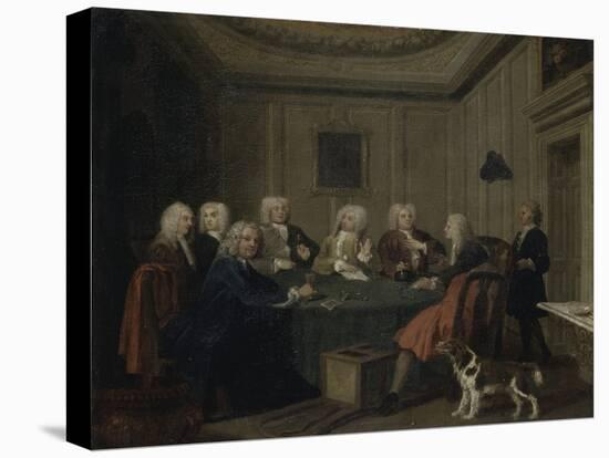 A Club of Gentlemen, C.1730-Joseph Highmore-Stretched Canvas