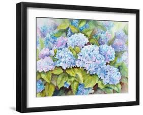 A Cluster of Hydrangeas-Joanne Porter-Framed Giclee Print