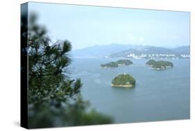 A cluster of islets at Thousand Islands Lake, Chunan, Zhejiang, China, Asia-Andreas Brandl-Stretched Canvas