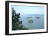 A cluster of islets at Thousand Islands Lake, Chunan, Zhejiang, China, Asia-Andreas Brandl-Framed Photographic Print