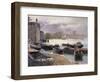 A Cluster of Lighters, River Thames, 1993-Trevor Chamberlain-Framed Premium Giclee Print