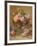 A Cluster of Victorian Roses-Albert Williams-Framed Giclee Print