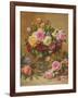 A Cluster of Victorian Roses-Albert Williams-Framed Giclee Print