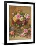 A Cluster of Victorian Roses-Albert Williams-Framed Giclee Print