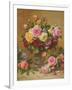 A Cluster of Victorian Roses-Albert Williams-Framed Giclee Print