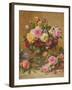 A Cluster of Victorian Roses-Albert Williams-Framed Giclee Print