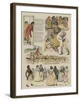A Coaching Idyll-Hugh Thomson-Framed Giclee Print