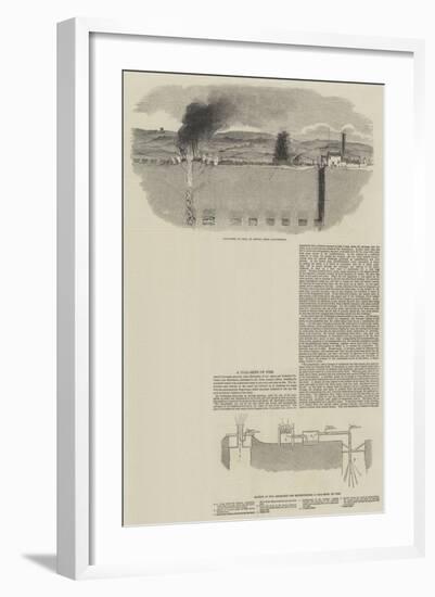 A Coal Mine on Fire-null-Framed Giclee Print