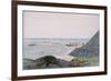 A Coast Scene with a Harbour-John Absolon-Framed Giclee Print