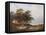 A Coastal Landscape, Isle of Wight-Henry John Boddington-Framed Stretched Canvas