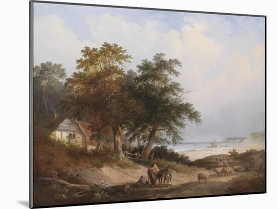 A Coastal Landscape, Isle of Wight-Henry John Boddington-Mounted Giclee Print